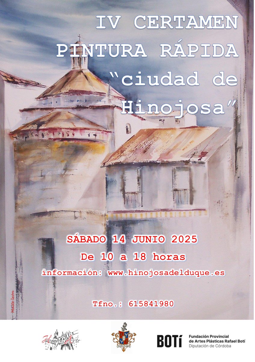 IV CERTAMEN PINTURA RÁPIDA «Ciudad de Hinojosa»