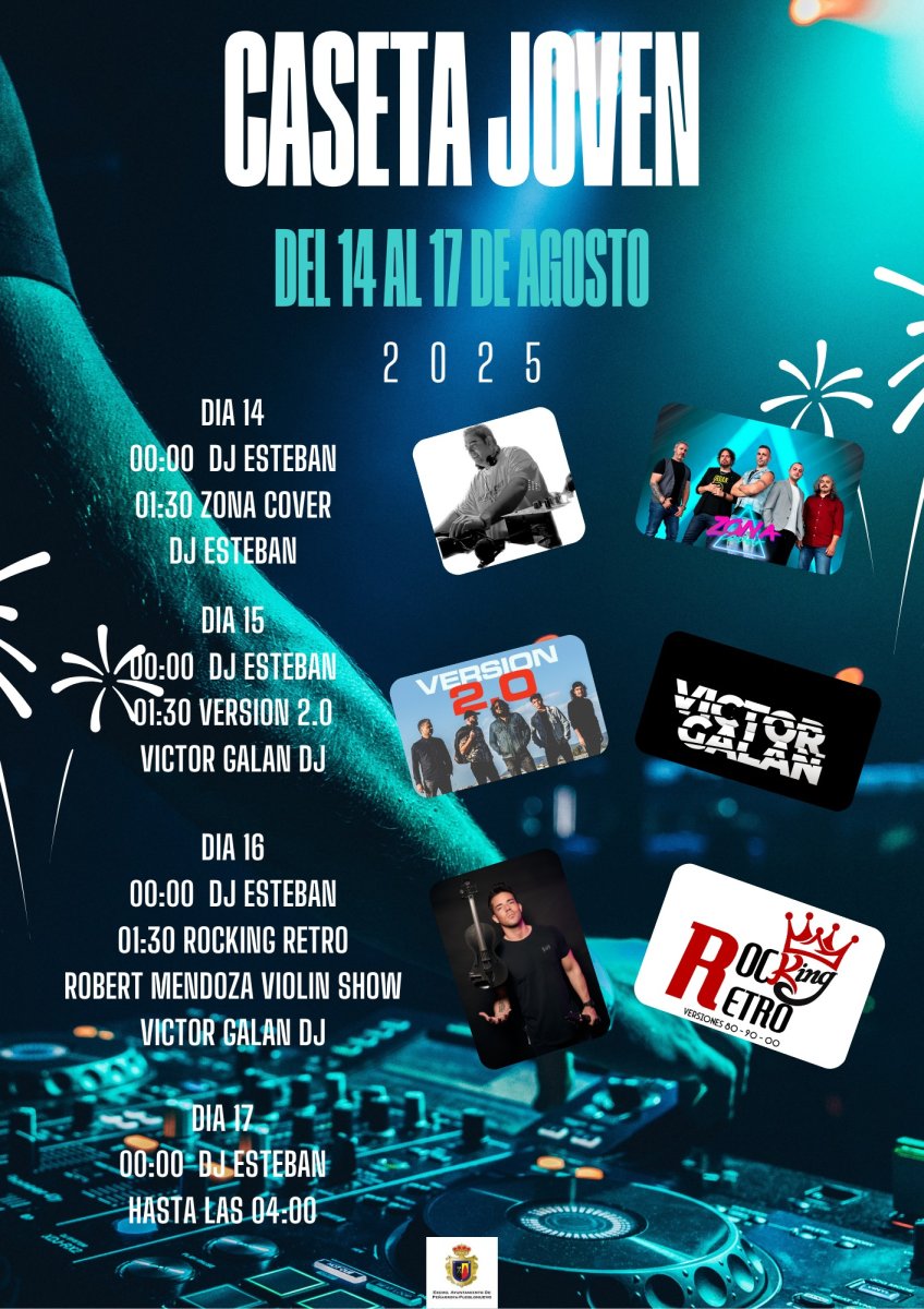 Música en directo, DJs y ambiente joven: así será la Caseta Joven en la Feria 2025