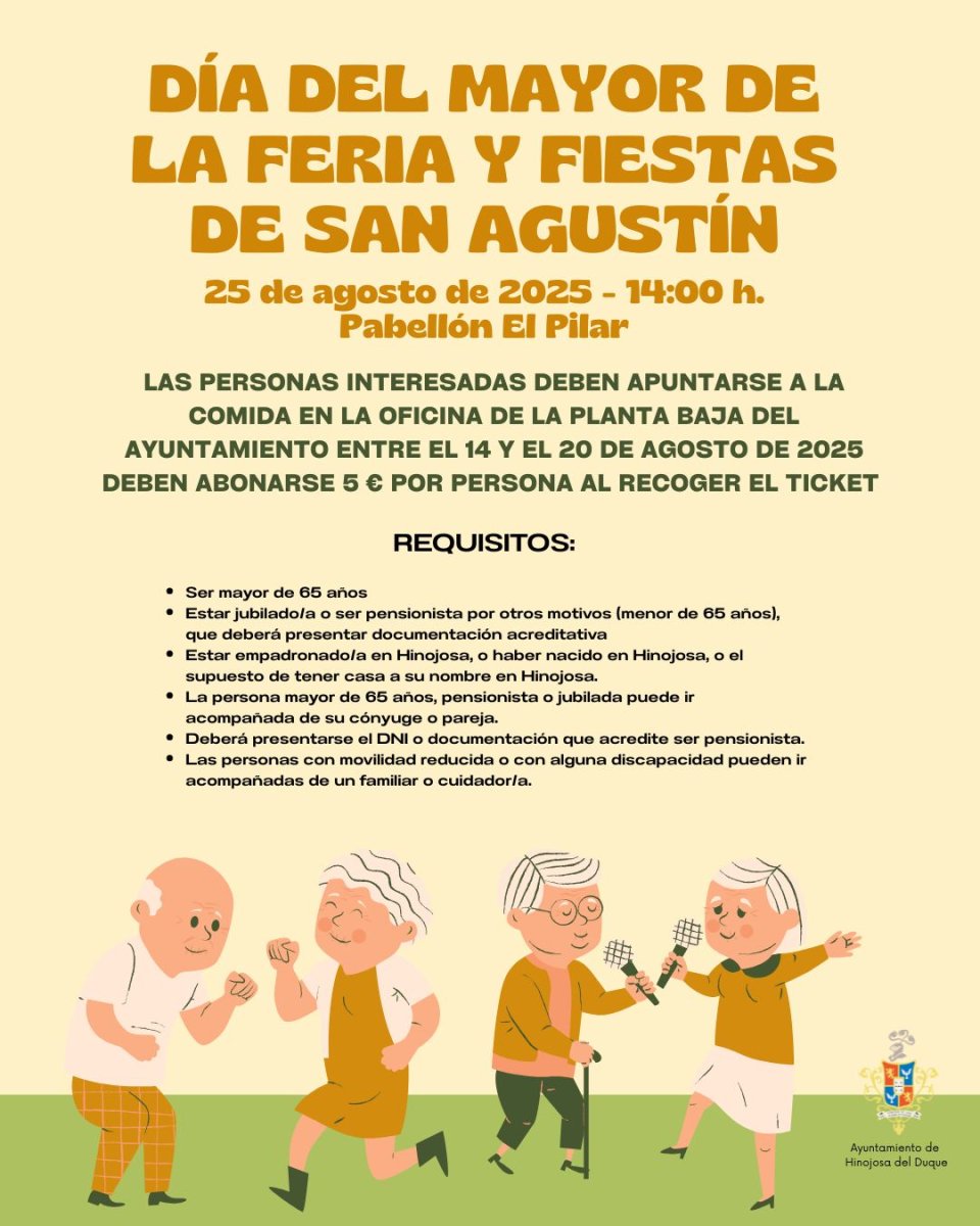 DÍA DEL MAYOR DE LA FERIA Y FIESTAS DE SAN AGUSTÍN