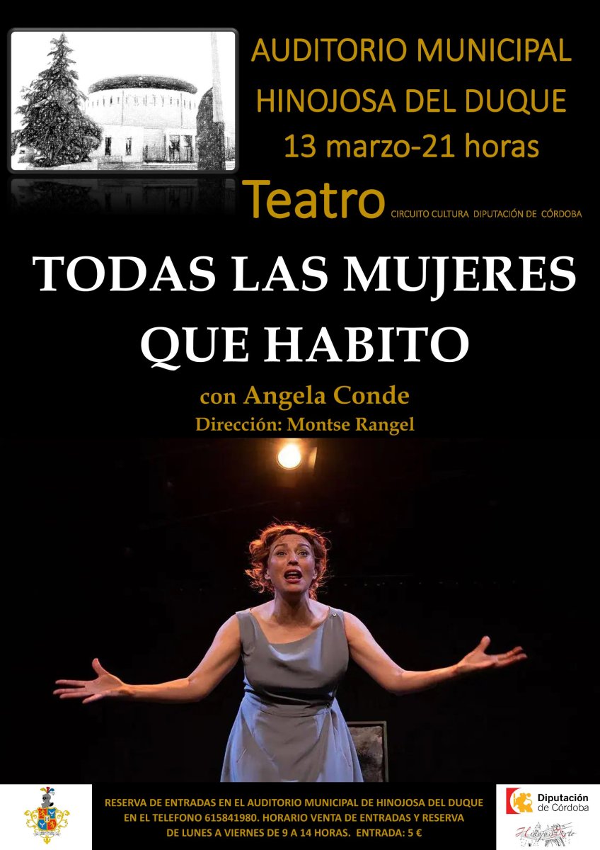 TEATRO «TODAS LAS MUJERES QUE HABITO»