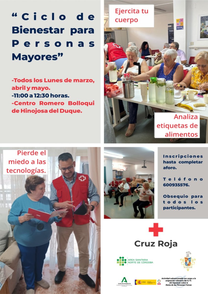 CICLO DE BIENESTAR SOCIAL PARA PERSONAS MAYORES