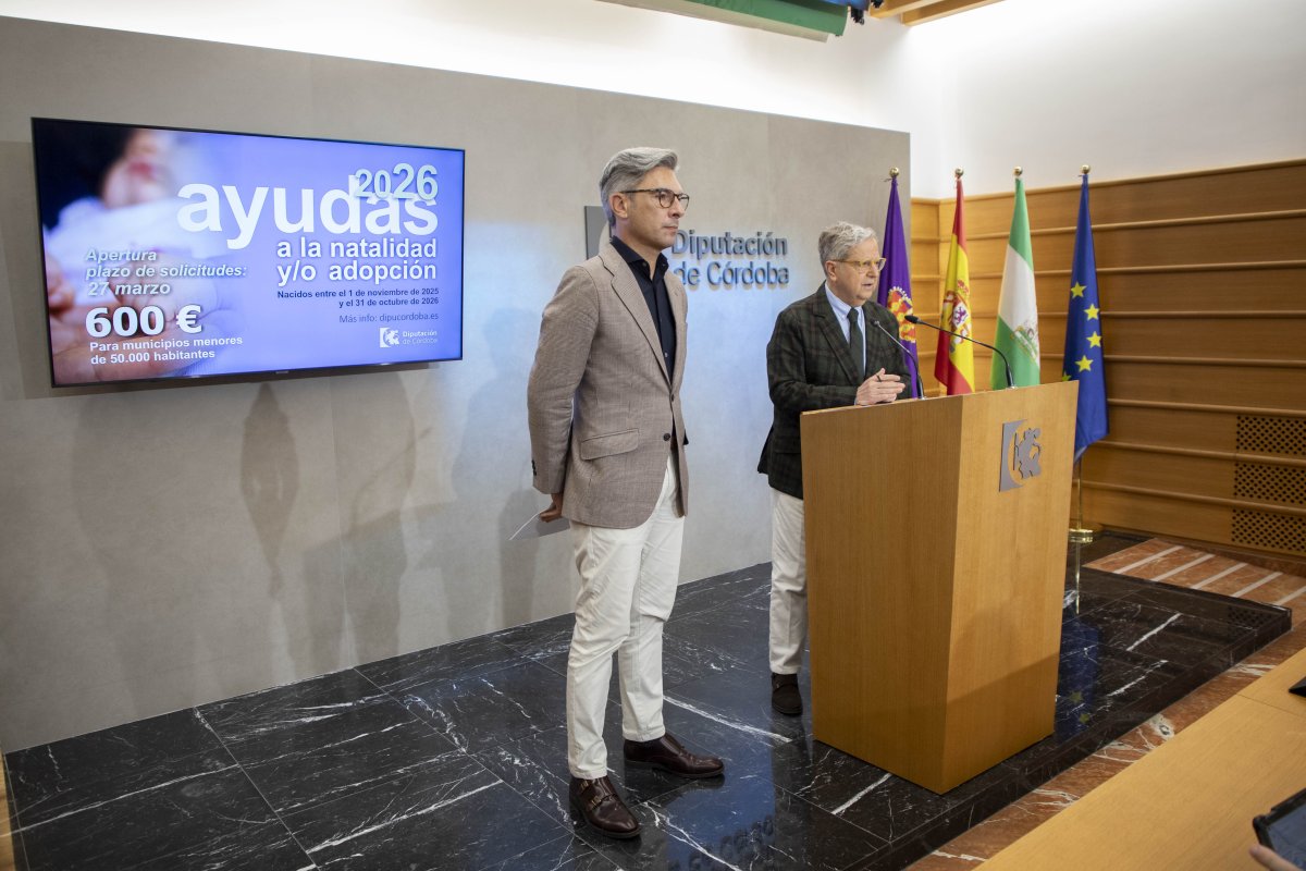Diputación de Córdoba lanza ayudas a la natalidad: 600€ por hijo, 1 M€ inicial