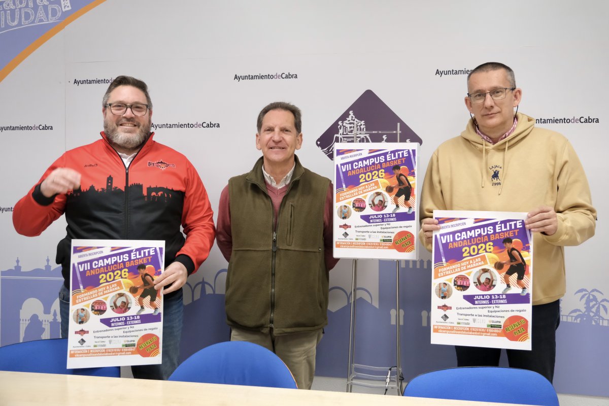 VII Campus Élite Andalucía Basket en Cabra: inscripciones abiertas (13-18 de julio)