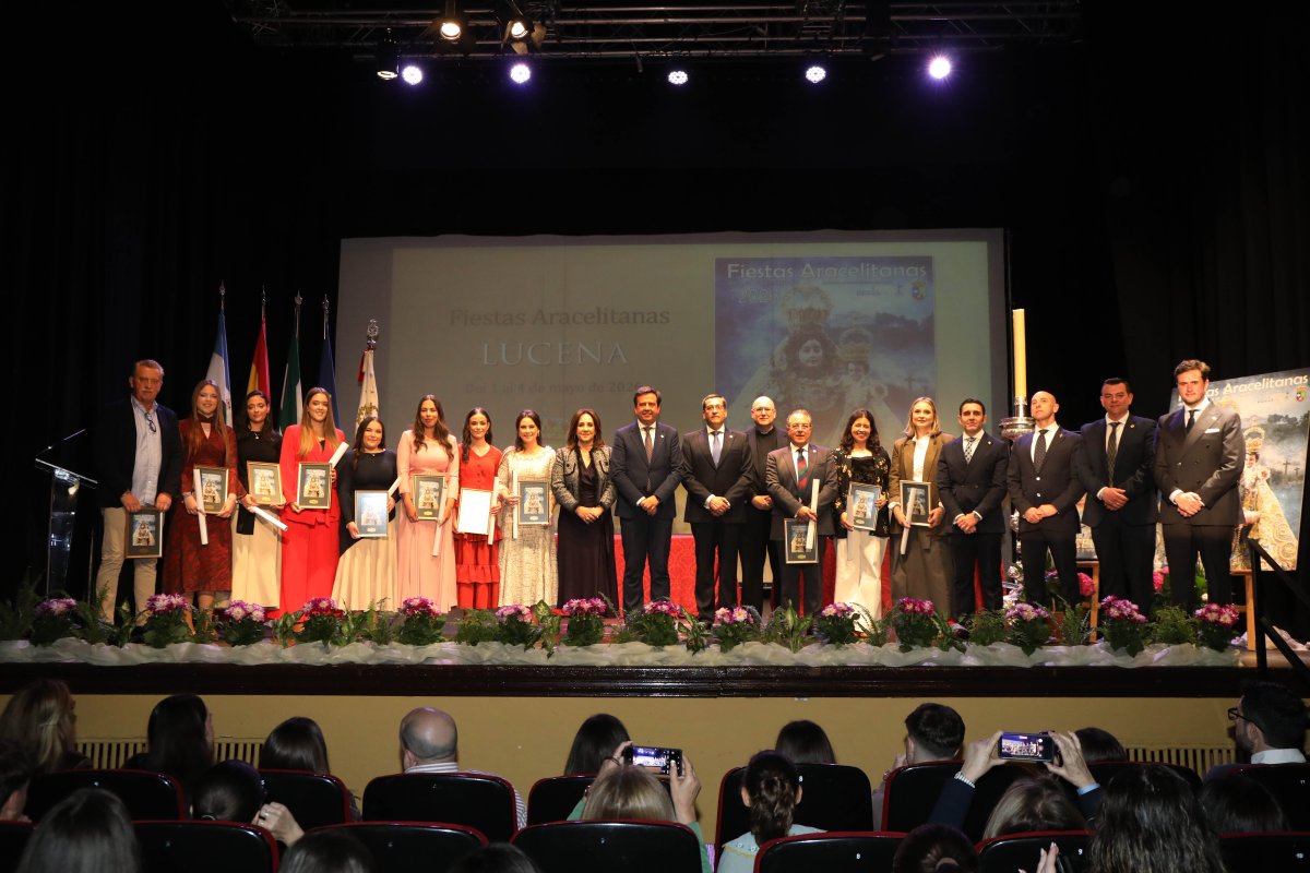 Presentada la Corte y carteles de las Fiestas Aracelitanas 2026, del 1 al 4 de mayo