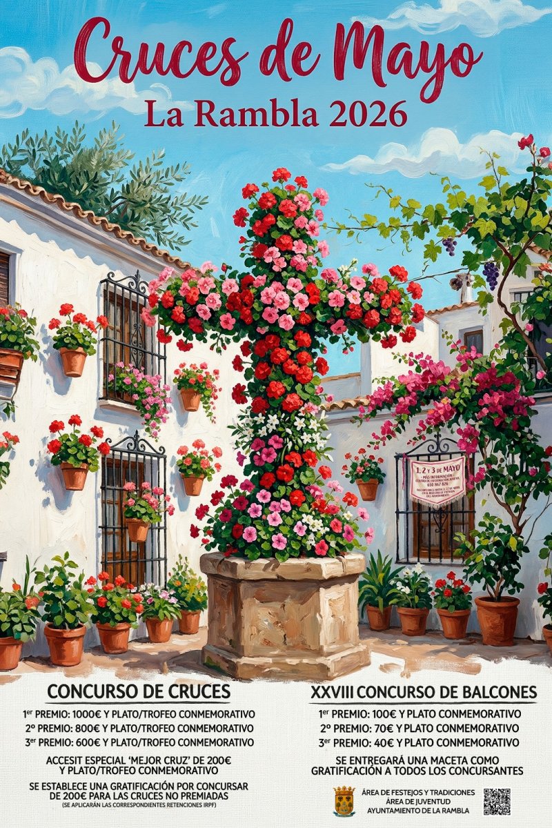 Cruces de Mayo 2026: la localidad se viste de tradición (1-3 mayo) y instala la Cruz Municipal