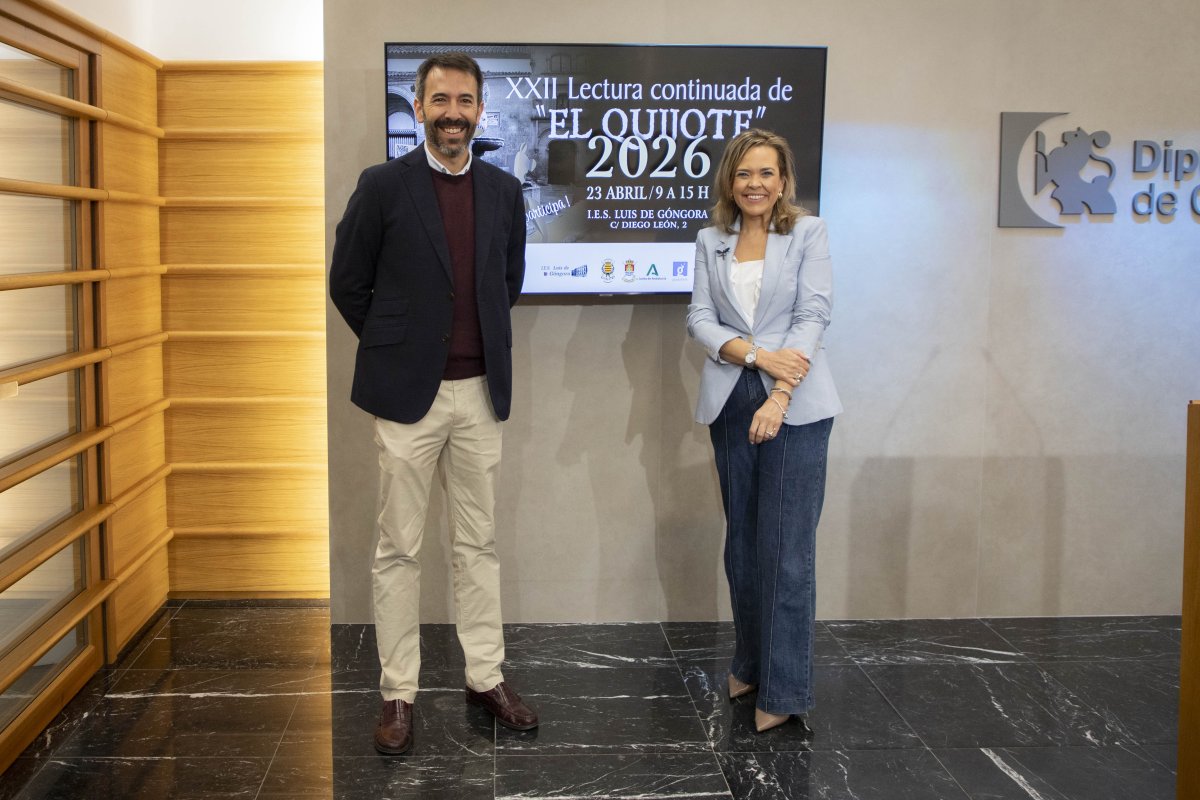 Diputación de Córdoba se suma a la lectura continuada del Quijote con protagonismo juvenil