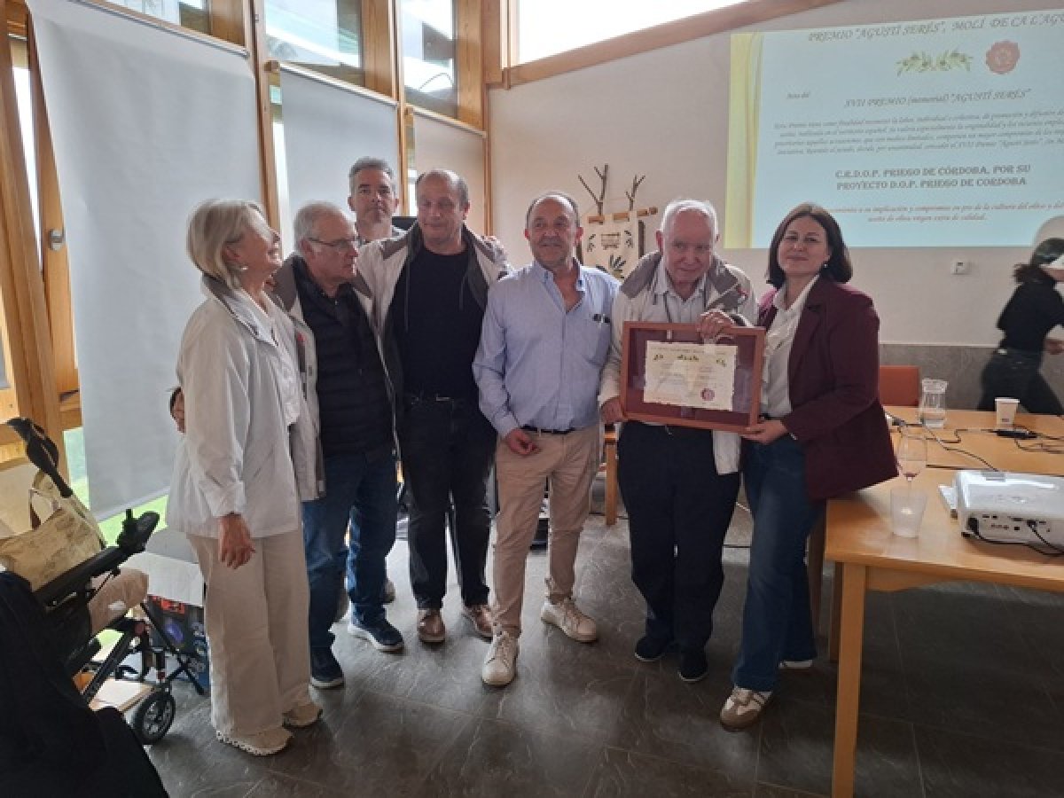 DOP del olivar de montaña, sostenida por más de 6.500 familias, gana el XVII Premio Agustí Serés