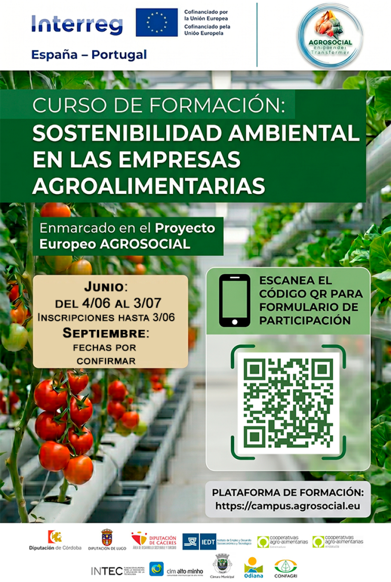 Diputación de Córdoba ofrece curso online gratuito al sector agroalimentario hispano‑luso