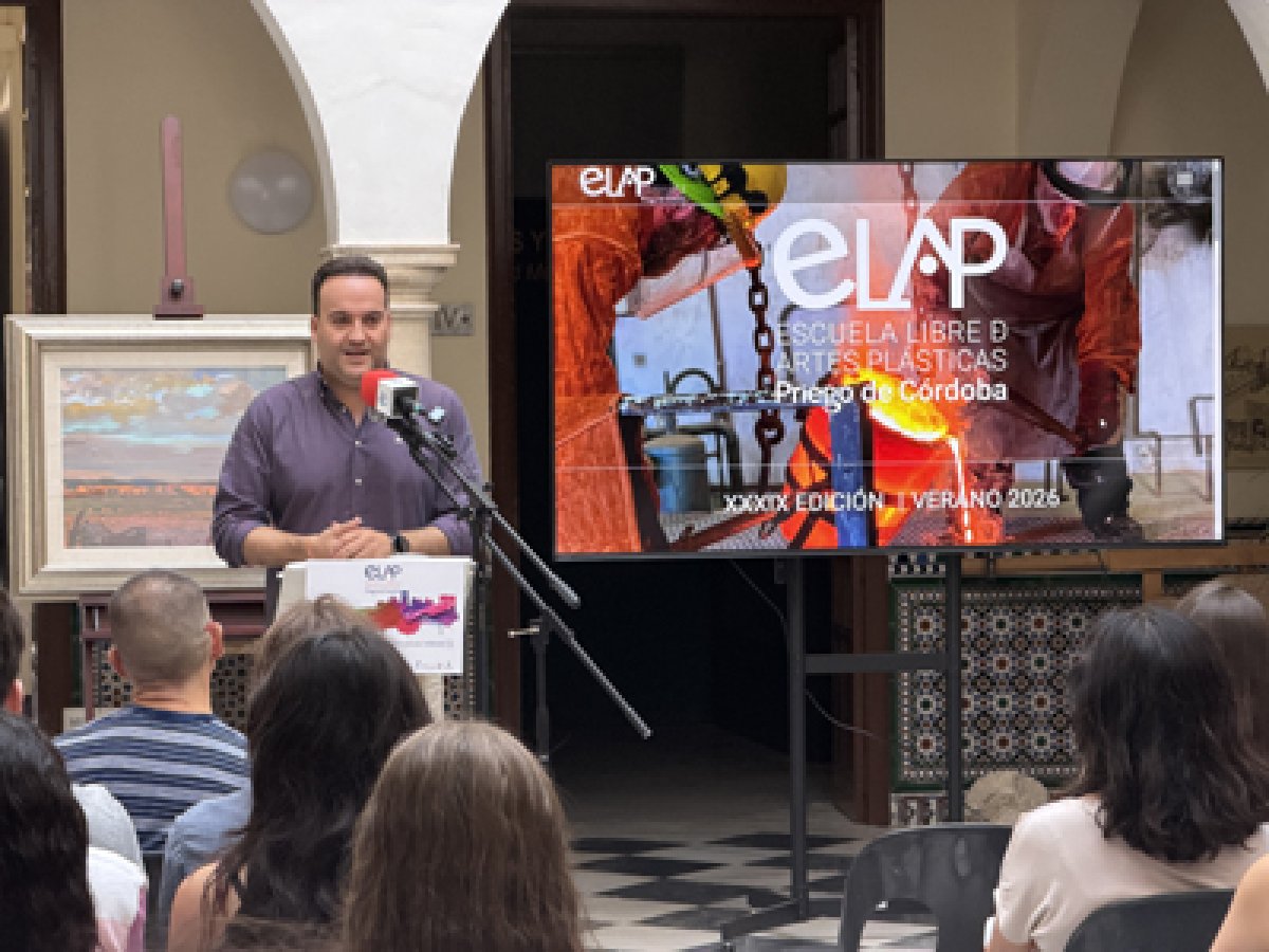 Priego inaugura la 39ª Escuela Libre de Artes Plásticas: plazas agotadas y lista de espera