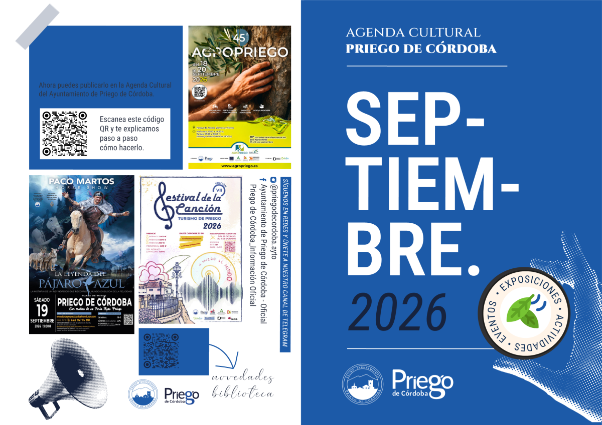 Agenda Cultural Septiembre 2026