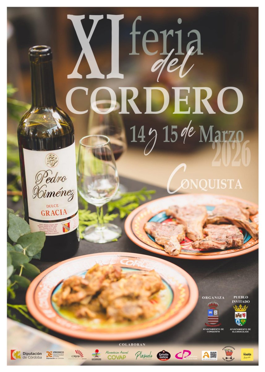 Feria del Cordero de Conquista 2026:  El 14 y 15 de Marzo.