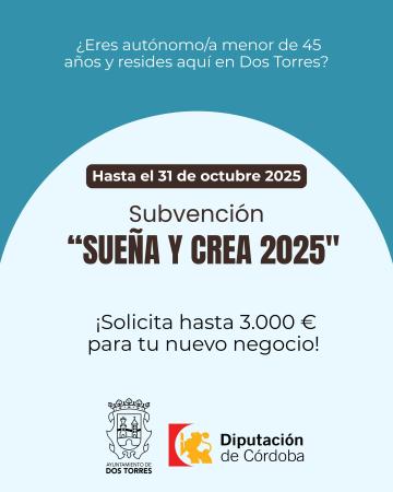 imagen de SUBVENCIÓN «SUEÑA Y CREA 2025»