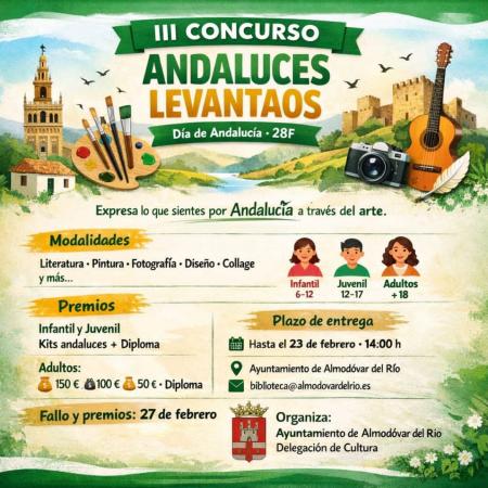 imagen de Almodóvar del Río convoca el III Concurso "Andaluces Levantaos" — plazo hasta el 23 de febrero