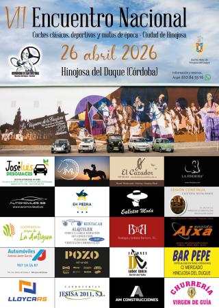 imagen de VII Encuentro Nacional de coches y motos de época en Hinojosa: rutas, exhibición y comida
