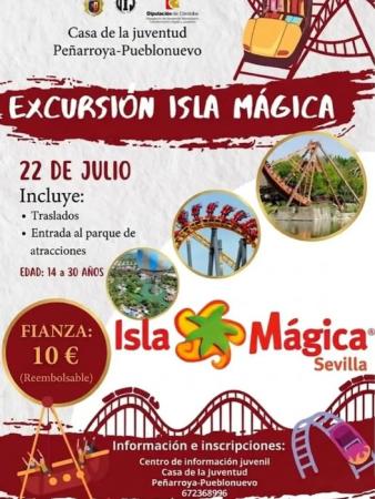 imagen de Peñarroya: salida juvenil a Isla Mágica el 22 de julio con autobús y entrada gratis (fianza 10 €)