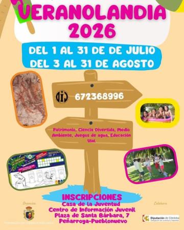 imagen de Inscripción abierta para Veranolandia 2026: turnos julio y agosto, 15 plazas/mes (11:00-13:00)