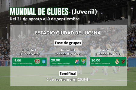 imagen de Trofeo Al Ándalus (31 ago-9 sept): 12 canteras en Córdoba; Lucena acoge 3 partidos y semifinal