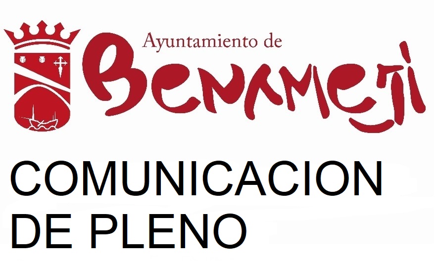 COMUNICACION DE PLENO ORDINARIO