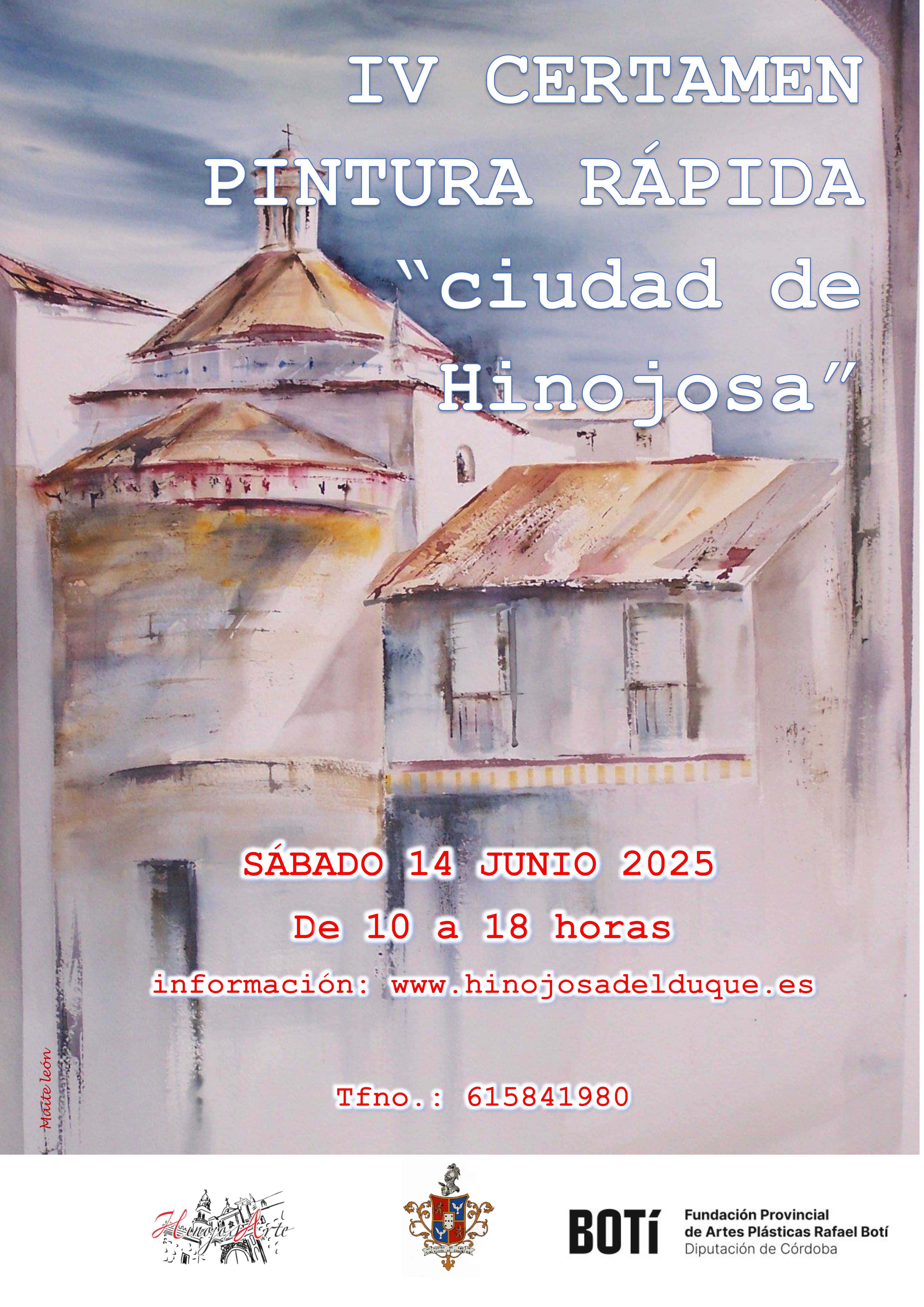 IV CERTAMEN PINTURA RÁPIDA «Ciudad de Hinojosa»