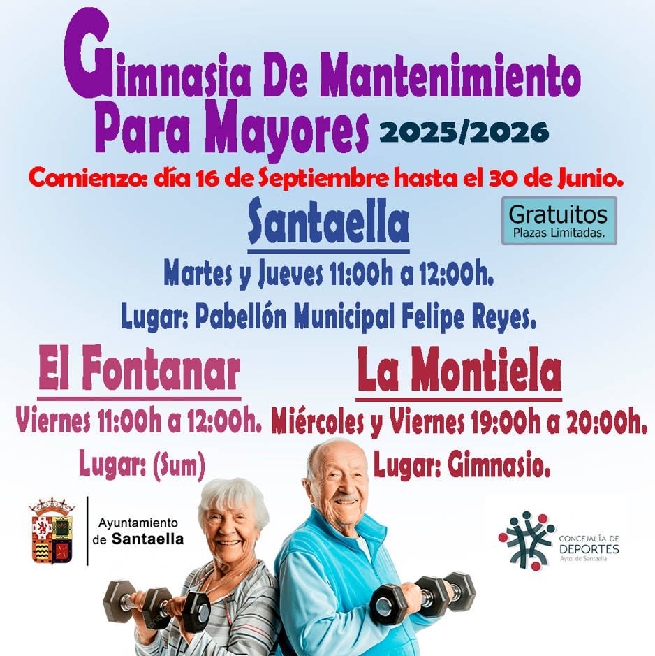 GIMNASIA MANTENIMIENTO MAYORES