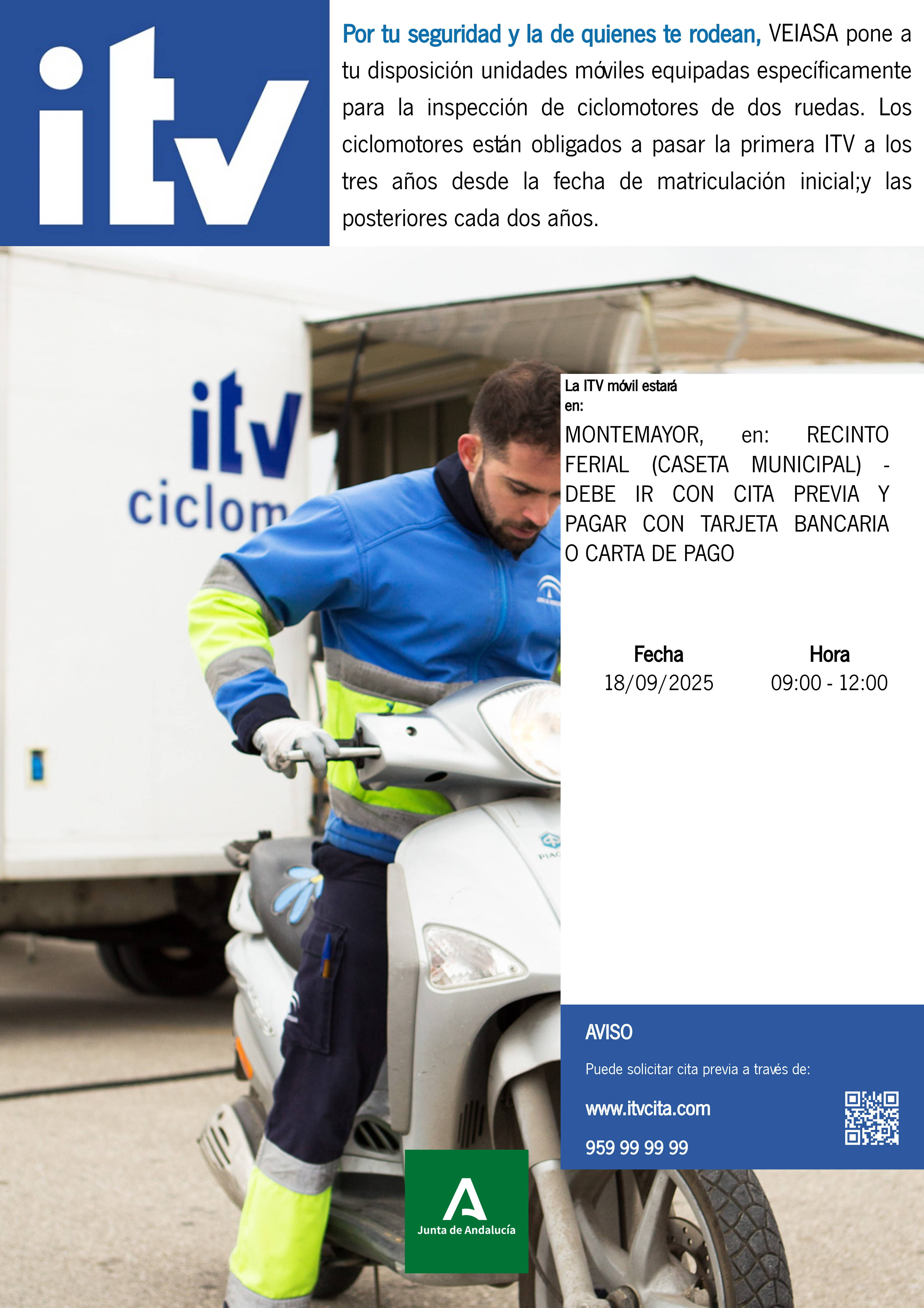 Visita ITV Ciclomotores