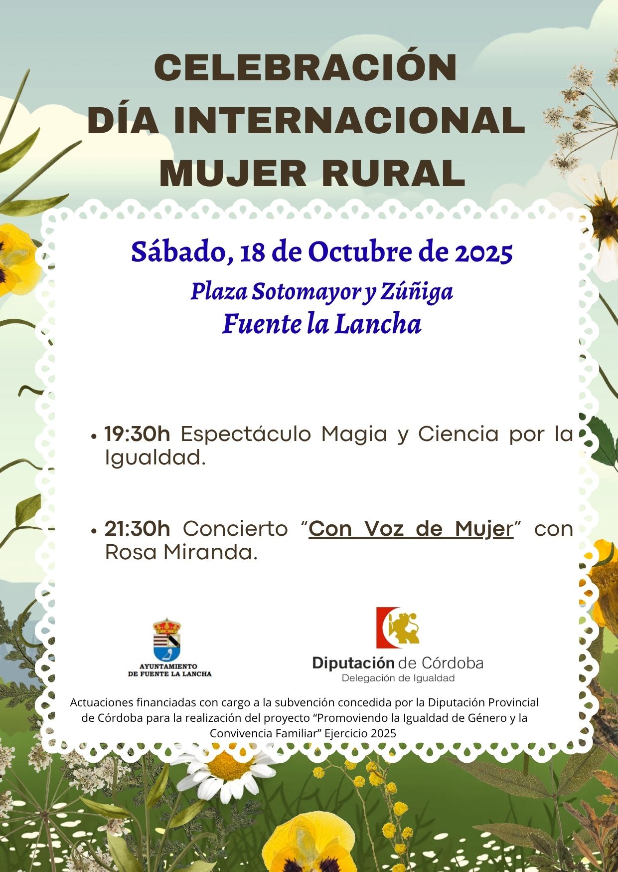 DÍA INTERNACIONAL DE LA MUJER RURAL