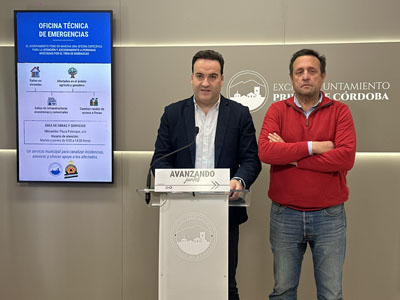 Priego habilita oficina técnica de emergencia en Palenque para afectados por el temporal (martes y jueves, 9:00-14:00)