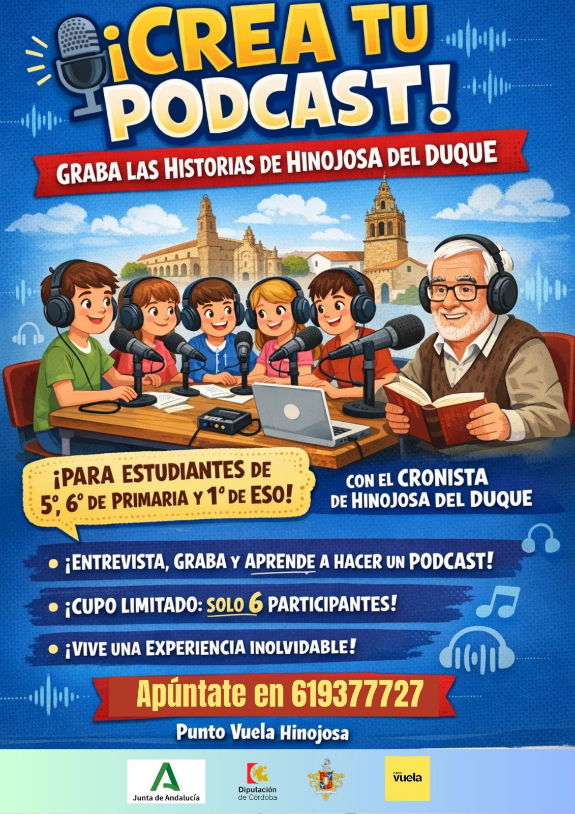 CURSO PUNTO VUELA, ¡CREA TU PROPIO PODCAST!