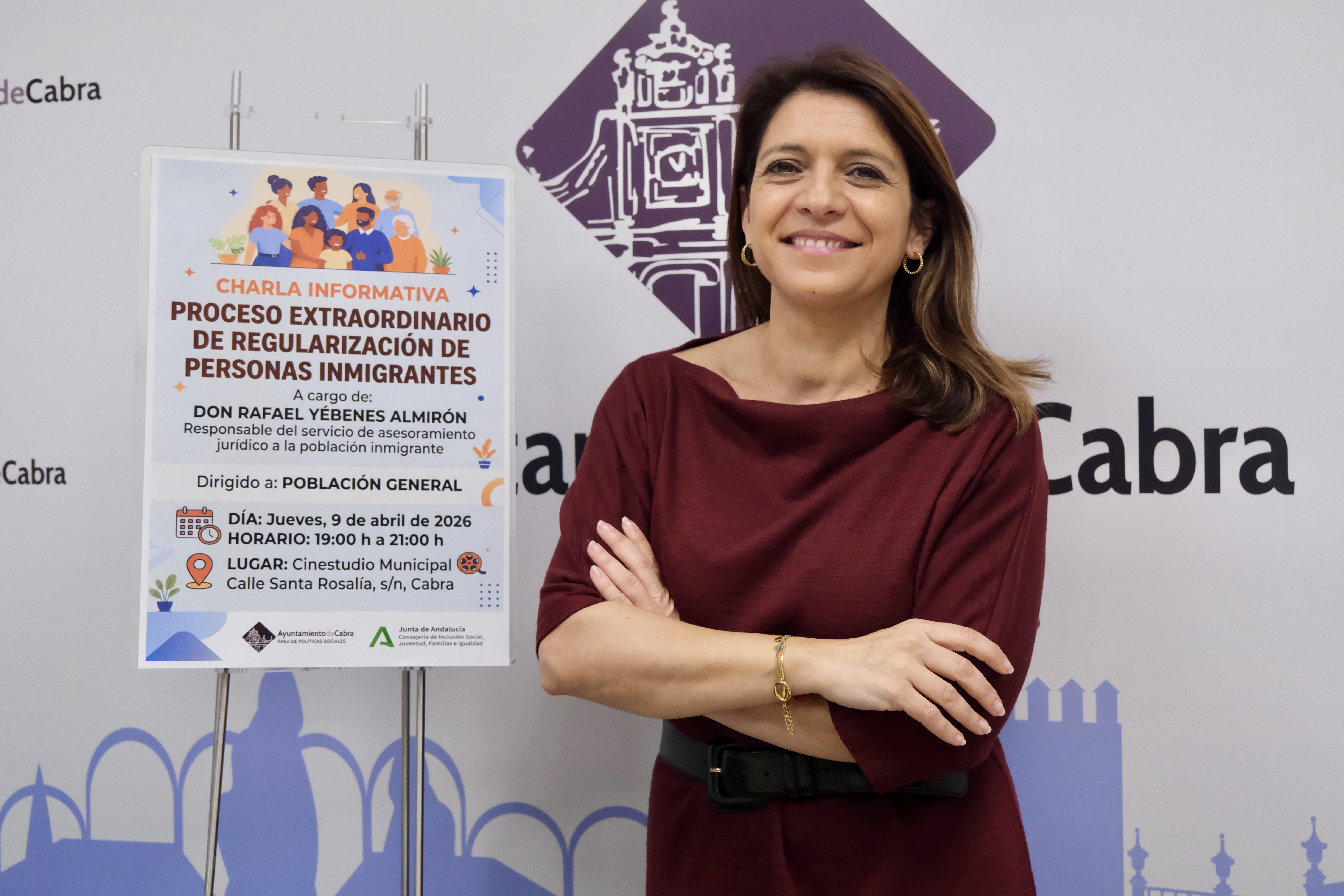 Cabra ofrece charla (9/4, 19:00) sobre regularización de personas inmigrantes