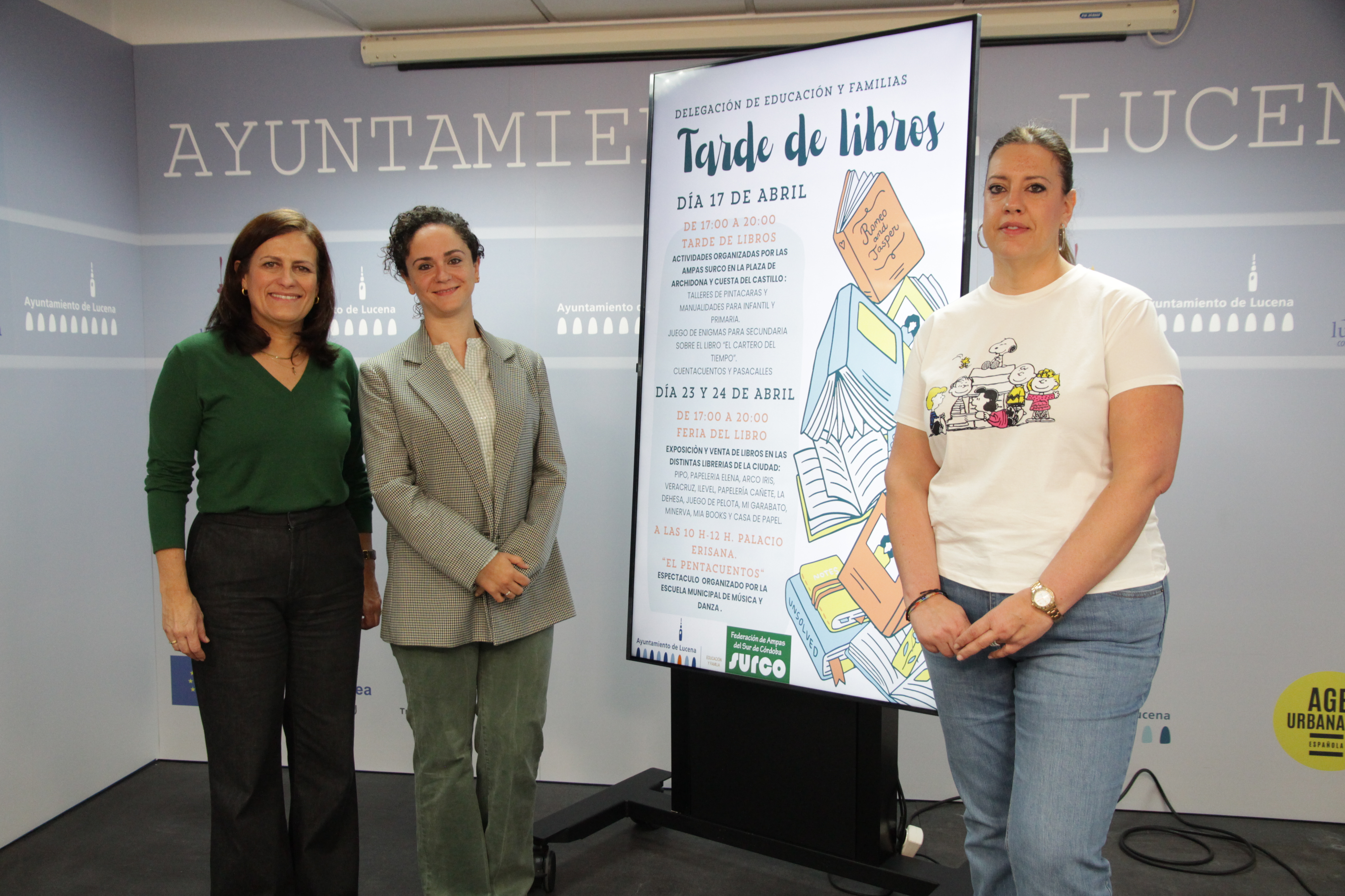 Lucena celebra el Día del Libro con talleres, 'El Pentacuentos' y feria (17, 23-24 abr.)