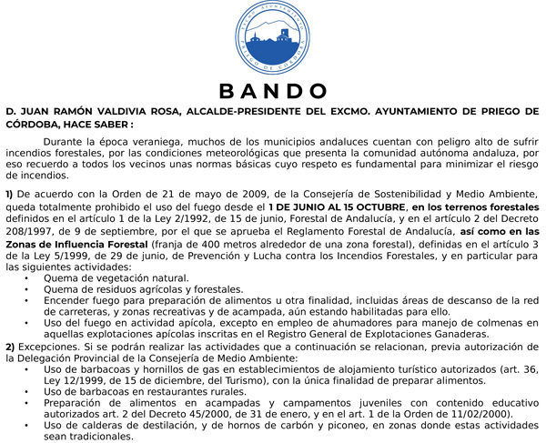 Bando INFOCA 2026