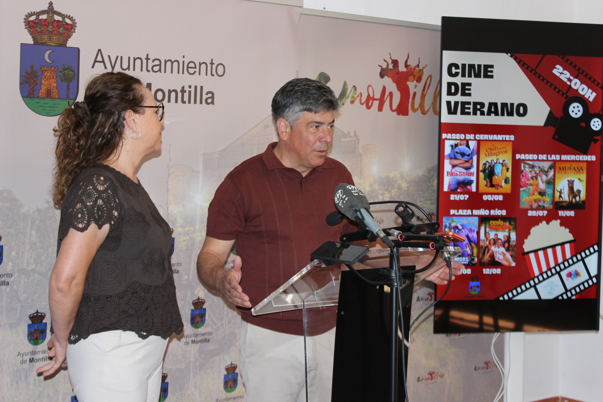 Montilla ofrece seis proyecciones nocturnas gratuitas entre el 21 de julio y el 12 de agosto