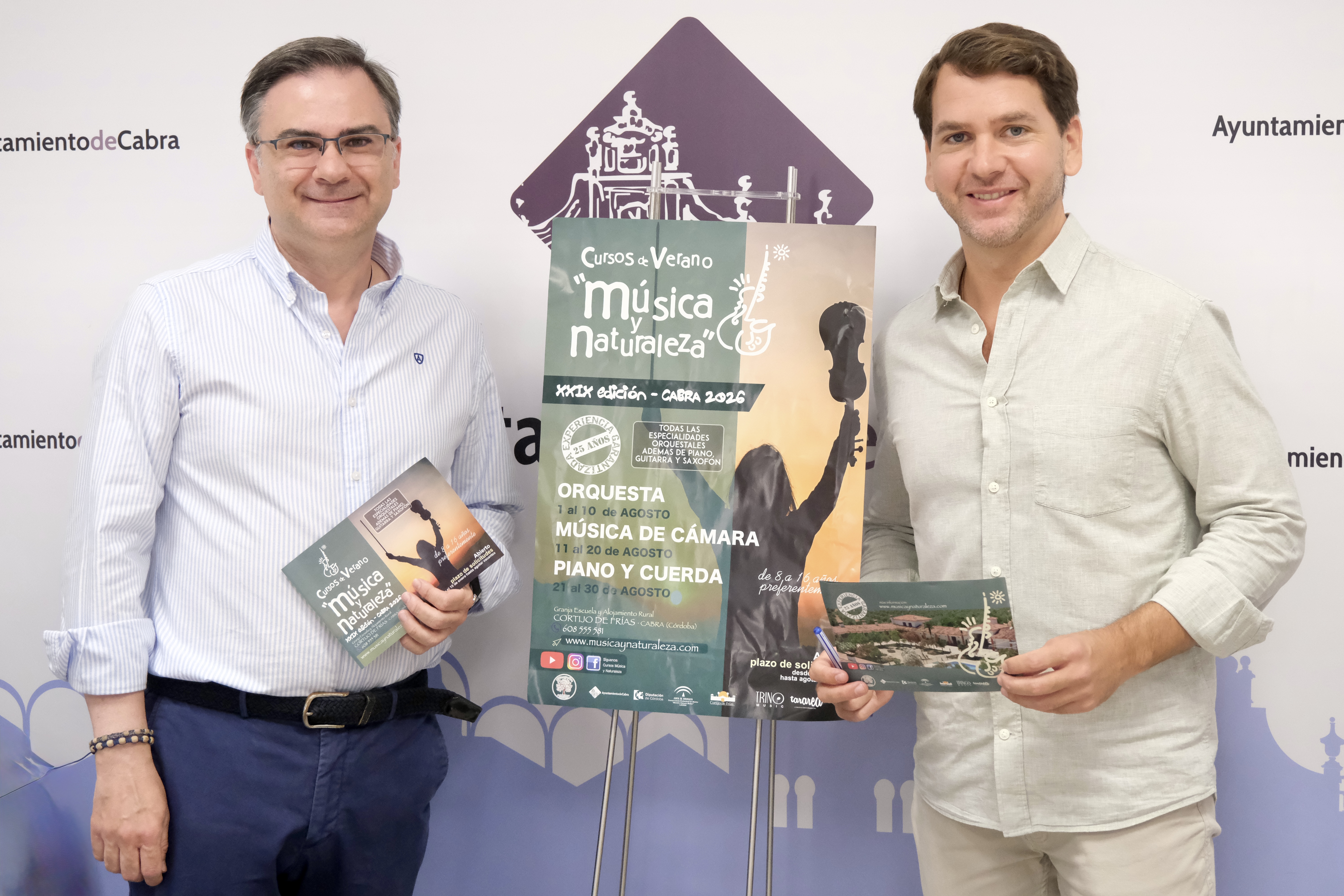 Cabra acoge la XXIX edición de sus cursos veraniegos de Orquesta, Cámara y Piano