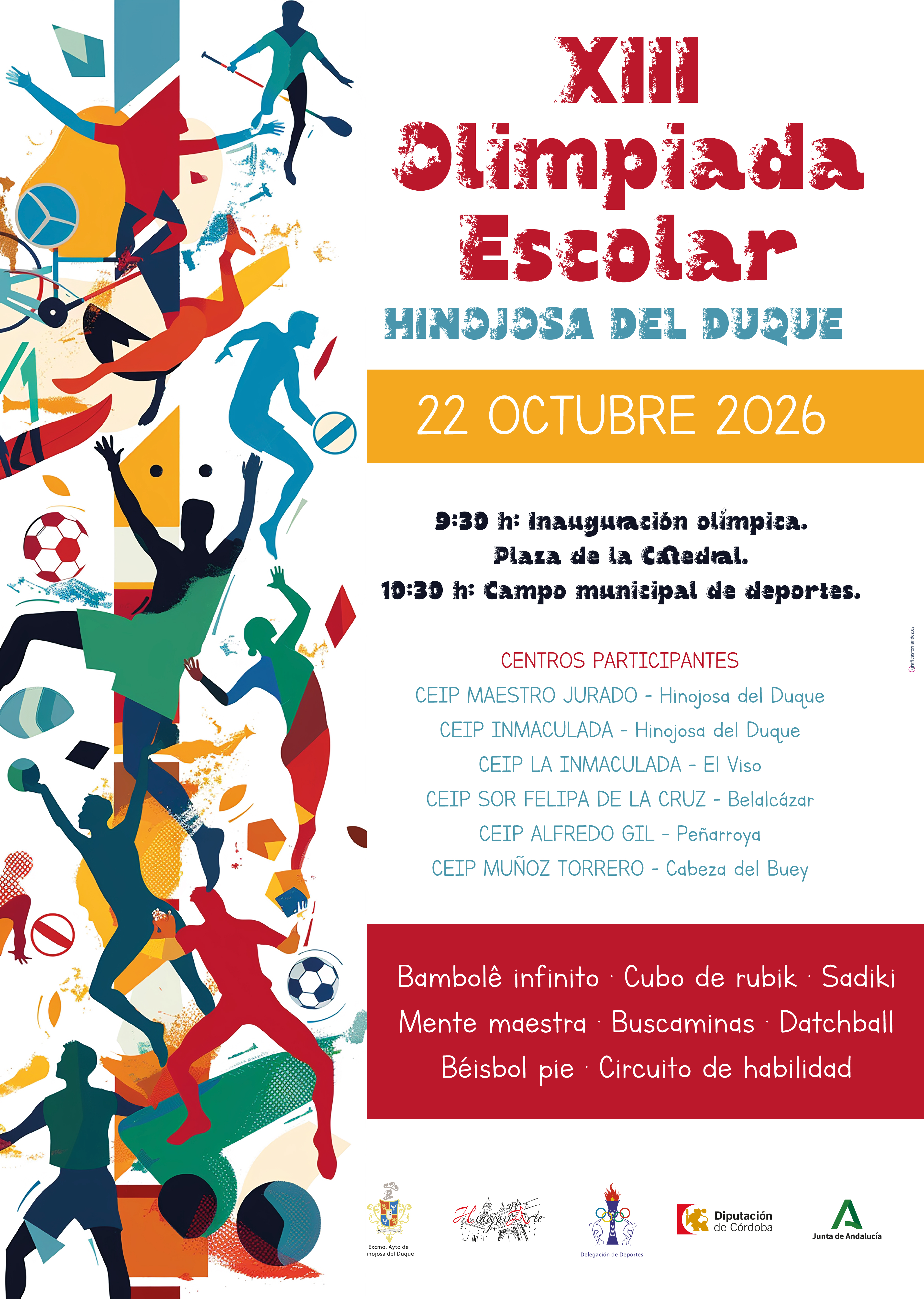 XIII OLIMPIADA ESCOLAR HINOJOSA DEL DUQUE
